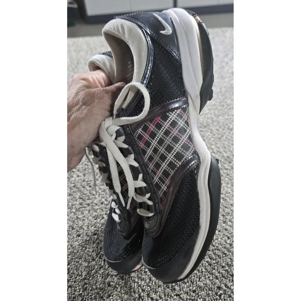 Vintage NIKE Golf Women's Air Plaid Performance Spike Size 8